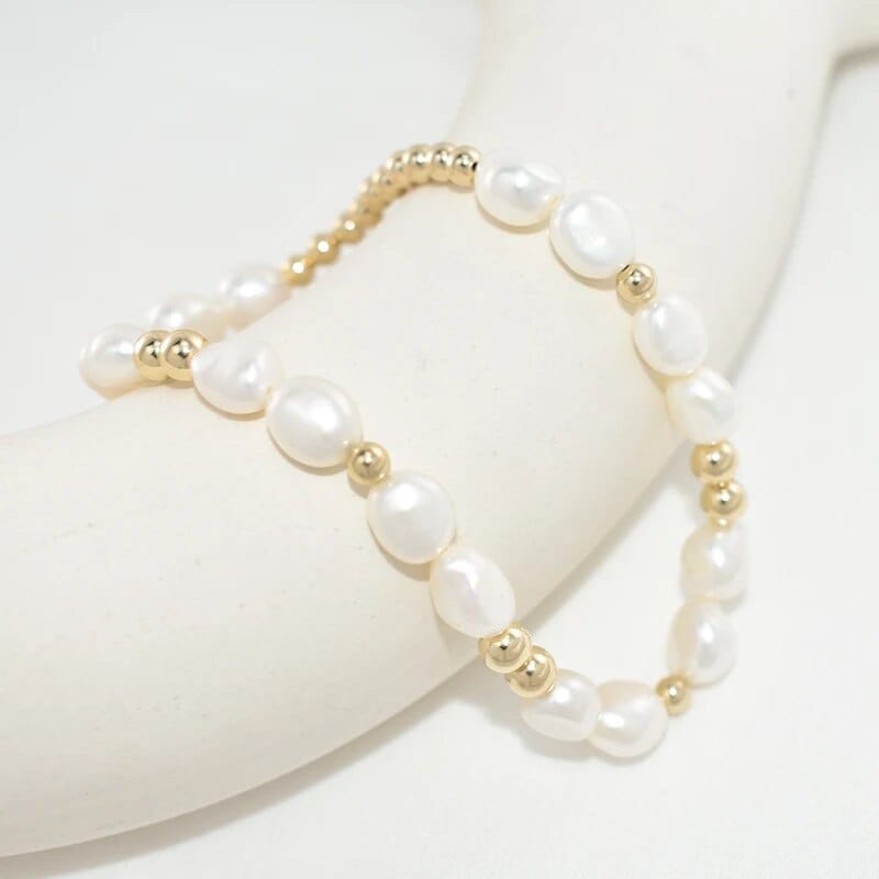 Beaded Pearl Bracelet